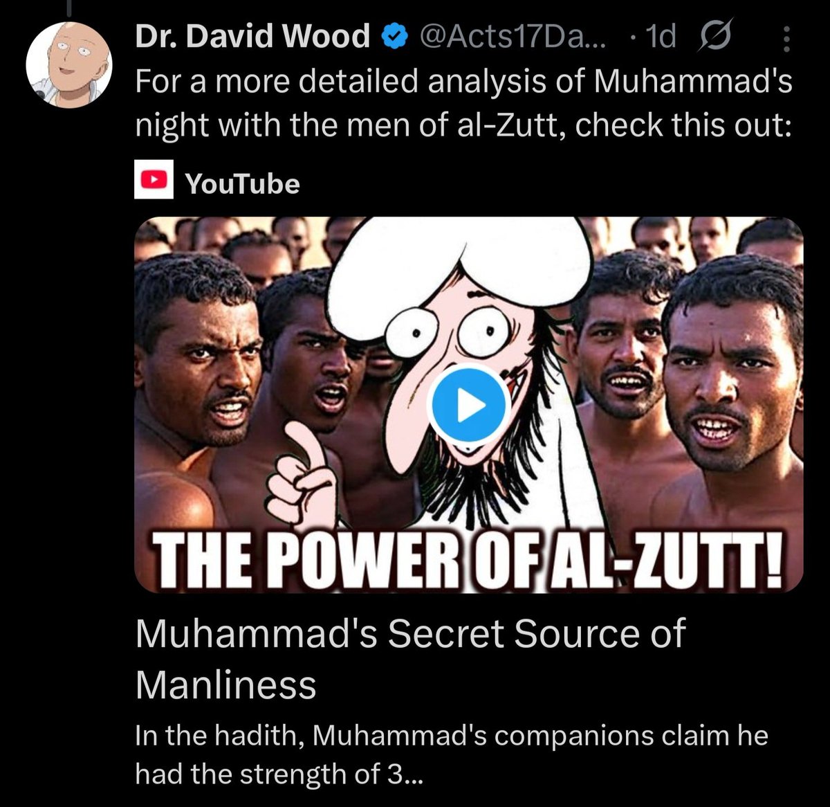 royal48439's tweet photo. @sneako Muhammad got fucked in the ass by 30 Al Zutt niggers. What a disgusting pig Muhammad was. https://t.co/s3luLFLYH9