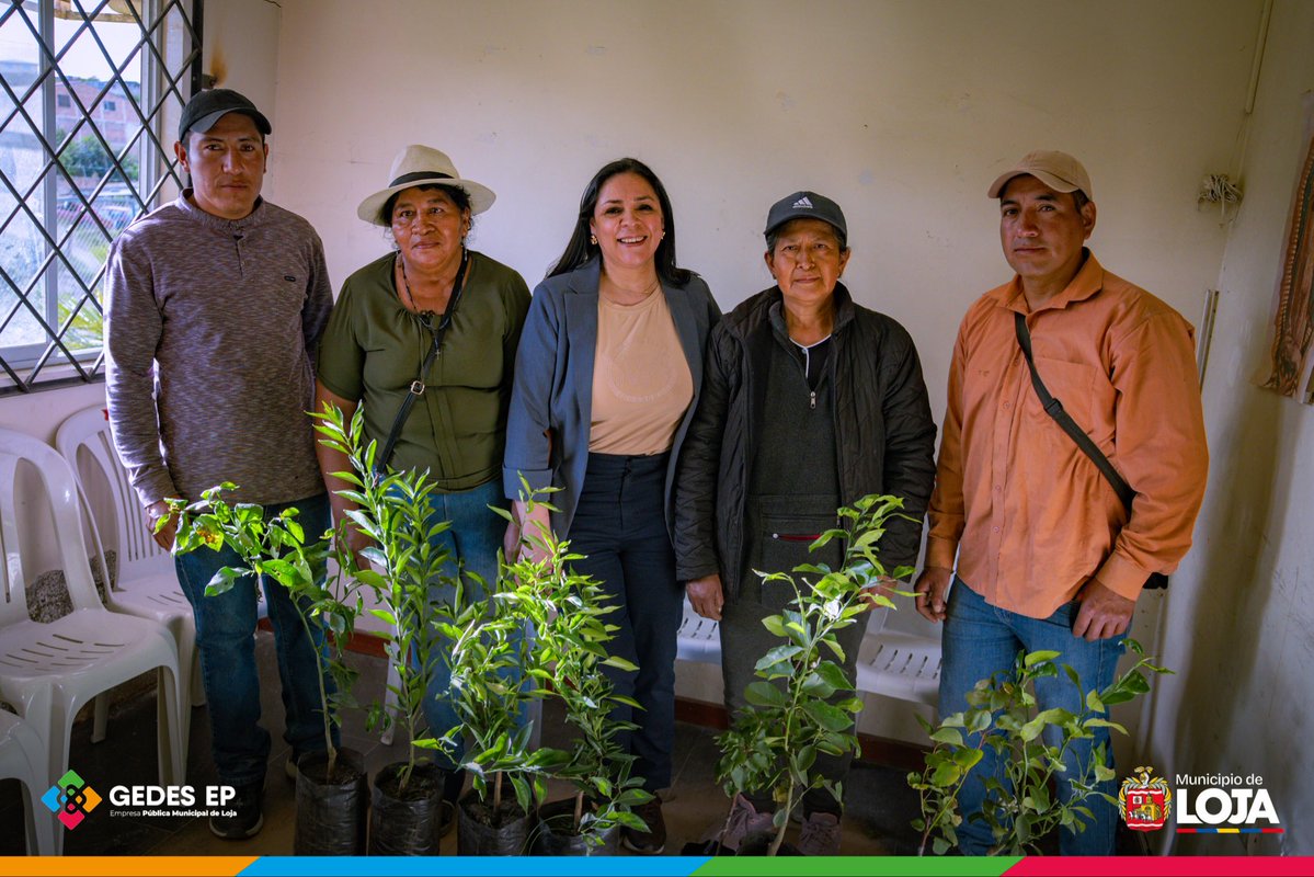EpGedes's tweet photo. 🌱 Impulsando el desarrollo sostenible de nuestra provincia

En GEDES EP reafirmamos nuestro compromiso con el sector productivo local. Realizamos la entrega  de plantas a los productores que forman parte del Centro de Transferencia Comercial Puerto Seco. https://t.co/EWWVCCEa7o