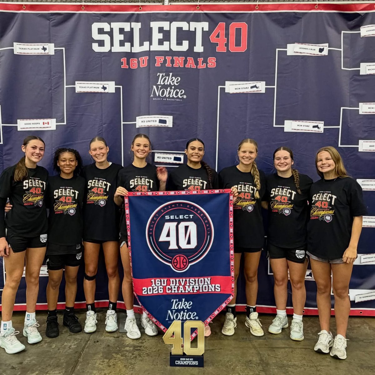 jeffreynlowe's tweet photo. @kansas_united @SelectEventsBB @blakely_lowe @GaylaSoyez14 Congratulations to the 2026 Select 40 16U National Champions - KS United 2028! https://t.co/u0ufucQUlm