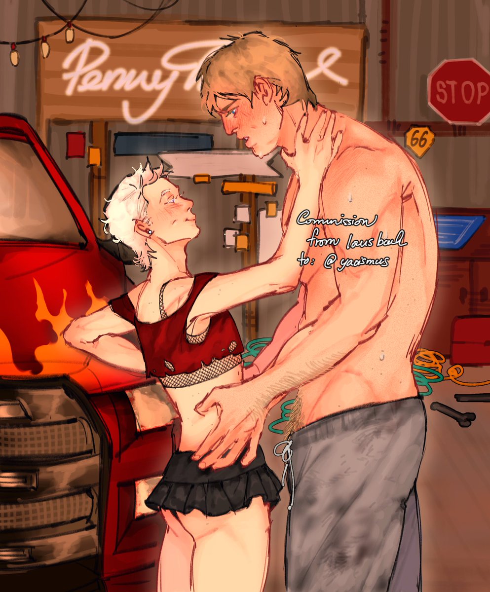 louisybachy's tweet photo. My first kofi commission DONE for @yaoismus 🙏 drawing mechanic! Dunk au for his amazing, delicious fanfic ova hereee 🙌 thank you sm for being patient w me! Go and read his fic now yall! 🙏🙏🙏

https://t.co/2HpoQlKIA2 https://t.co/EoONXqfHW1