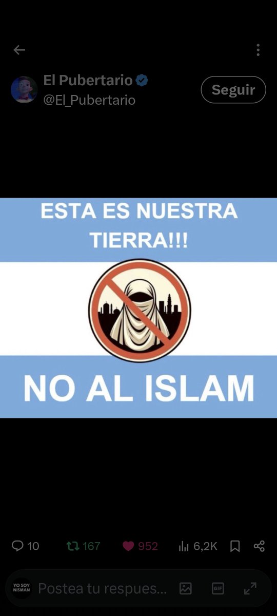 SnakeApolo's tweet photo. @KalinaAnnGG Cero tolerancia al islam solo crea terroristas y genocidas!! No a la invasión silenciosamente https://t.co/NoyGJtn6pl