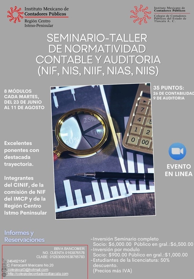 CCP_Tlaxcala's tweet photo. @ColegioXalapa @colegiocpmexico #contabilidad #contadores #colegios 

Todavía puedes participar... https://t.co/mQIxHtb62i