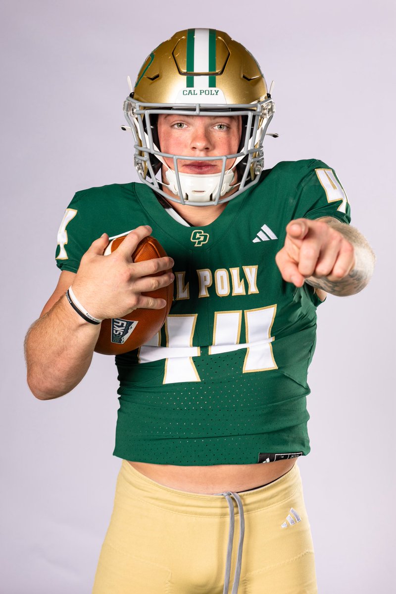 calpolyfootball's tweet photo. Big Sky media day 📸 🟢 &amp; 🟡 version

#RideHigh https://t.co/wAL91BOZfJ