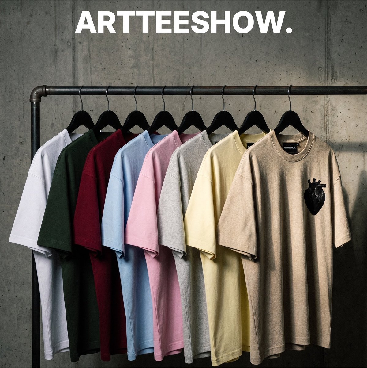 ArtTeeShow's tweet photo. The Squad is complete.
Eight characters. Eight colourways. Every piece rebuilt on 260gsm heavyweight cotton.
100 per design, then archived for good. No reprints. Ever.
Full story in the Journal, link in bio. Built for the weight you carry. 🖤

#Streetwear https://t.co/lp4On8Sd28