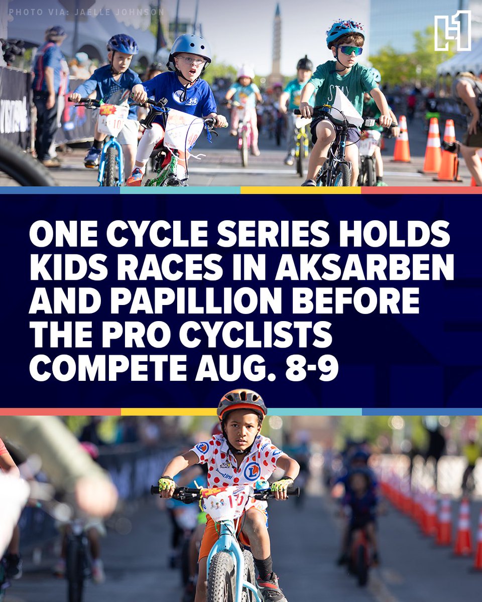 HurrdatOne's tweet photo. The Tiny Crit Kids Race takes place on Aug. 8 in Aksarben and Aug. 9 in Papillion. 🚲

Kids ages 5-14 are weclome and it's only $5 to register and race on the same course as the pros! https://t.co/CauYemAXEZ