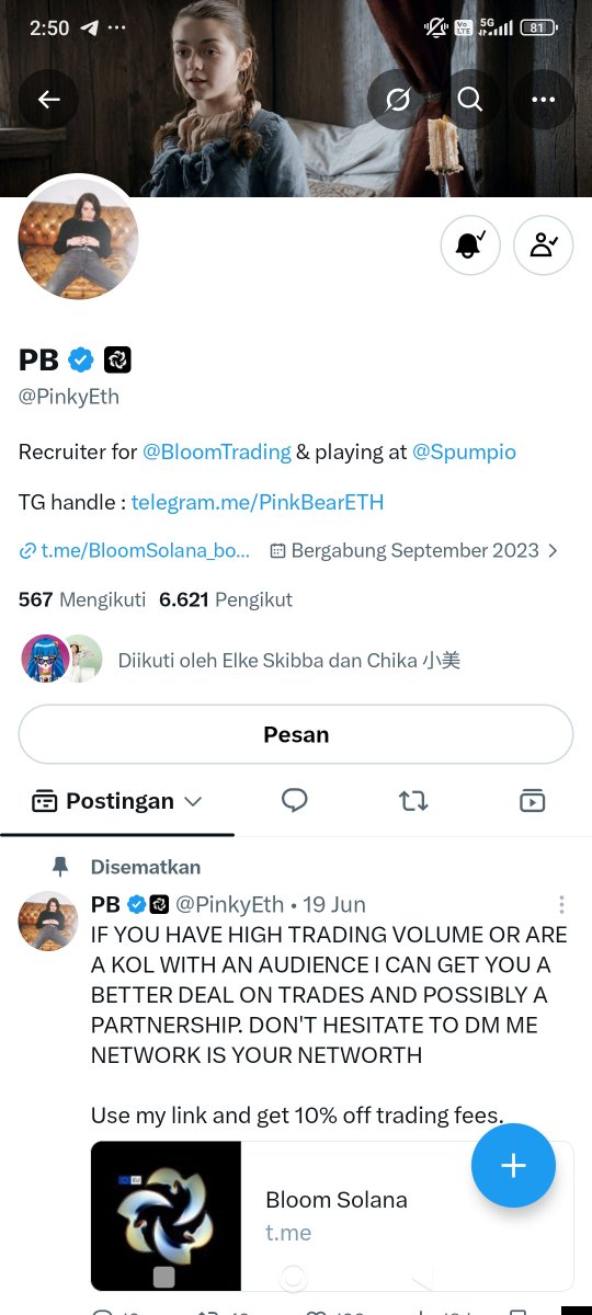 kylemagoo's tweet photo. @PinkyEth Done like retweet notis on also. 

Looks like $ANSEM it's time to buy. Trade $ANSEM it's to easy use bloom. 

The more bloom the more win. 

My wallet :

6DYTnKgmMAwMyaMc9mhBytwiAVVXgSVD9FcTeQgr16qh https://t.co/pboarG9gfm