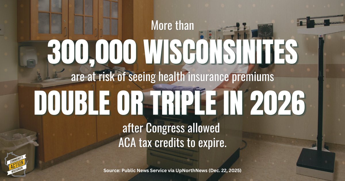 CommunityActWI's tweet photo. When healthcare costs rise, WI families are forced to make impossible choices—skipping care or cutting essentials.

Local Healthcare Action Plans put real stories at the center of the conversation &amp; push for solutions that make healthcare more affordable. https://t.co/rlvEITtLR0
