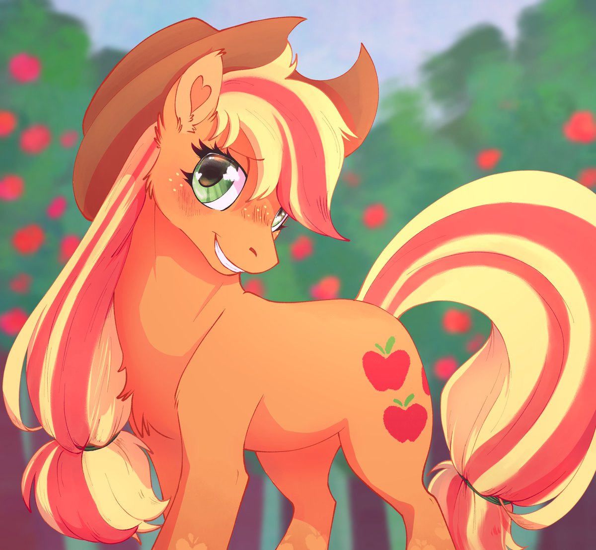 Starreseyer's tweet photo. I cannot believe they left her and her girlfriend Rarity out of the new promo art https://t.co/VEyVbshafy