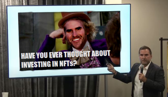 OPotion70829's tweet photo. Can Brian Foote pivot back to NFTs and go with blockchain real estate tokenized NFT's?

$RWAX #RWAX $HMBL #HMBL #HUMBL $TSNP #blockchain @brianmfoote @CalvinWeight @TAPinvest @GregHopkins_ https://t.co/3seqKTD6uZ