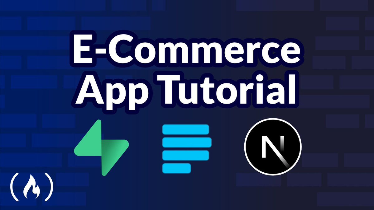 freeCodeCamp's tweet photo. Building an e-commerce app means handling products, auth, payments, state, and deployment together.

In this course, you'll learn how to build a full-stack e-commerce app with Next.js, Supabase, Zustand, and Paystack.

You'll also learn authentication, server actions, API routes, reviews, cart state, and how to deploy the finished app on Vercel. 

https://t.co/fDwf4xm6R1