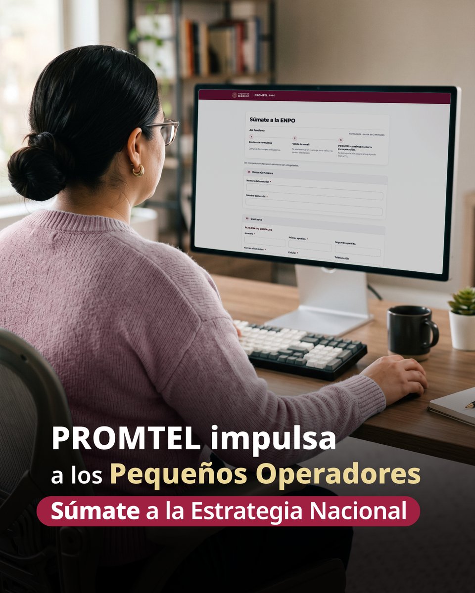 PromtelMx's tweet photo. 🌐 En México, miles de personas se conectan gracias a los pequeños operadores. 

👉La Estrategia Nacional de Pequeños Operadores busca fortalecer a quienes ya están cerrando la brecha digital.     

🔗Súmate a la ENPO: https://t.co/8ibefjx6nG https://t.co/6MXzk1WJ79
