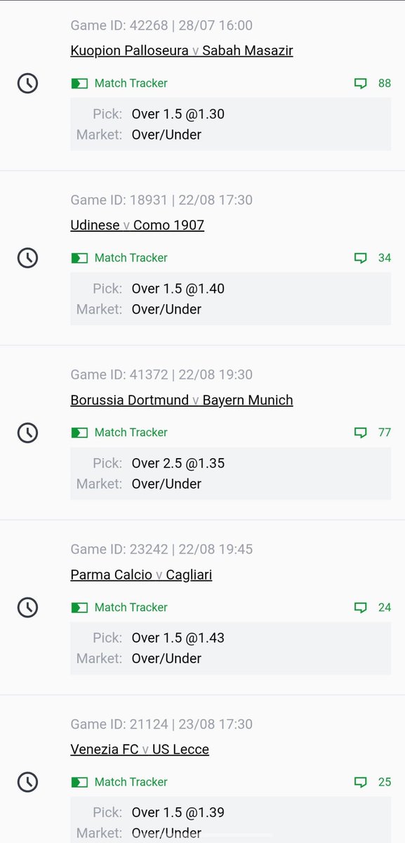 Mr_liyal's tweet photo. Over 1.5 selection 👌🦜✅️👑 

Sportybet  code : VZYJ49

Boom luck await us 🔥🔥🔥🔥🔥🔥💥 https://t.co/gIjwIPwOMs
