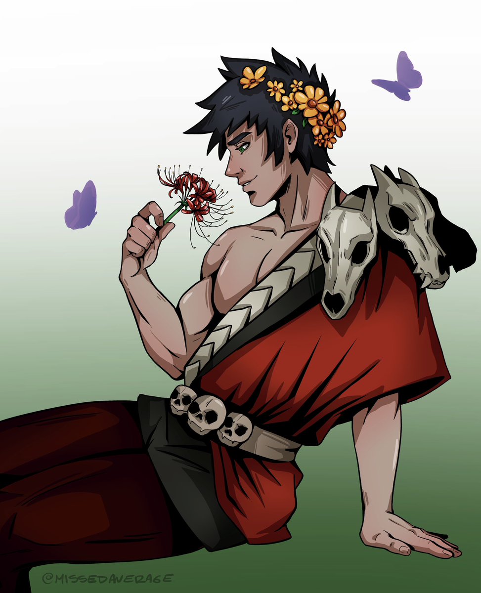 MissedAverage's tweet photo. The Prince of the Underworld and Spring 

#Hades #Zagreus https://t.co/ZGavhZWhLy