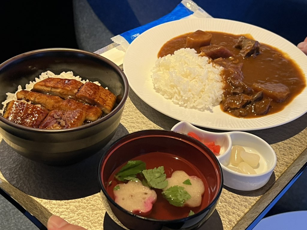 morumoru1515's tweet photo. やっほっほっ🎶なつやっすみー🌻
はっじまるよ〜
期間限定の鰻丼があったよ😊
カレーは不可避❗️ https://t.co/Qe4ZUjqTMu