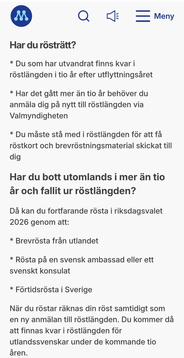 Tasio060's tweet photo. Om att rösta för dig som utlandssvensk
Har du rösträtt?
@Portugal @spanien https://t.co/Vb4DeFCECx