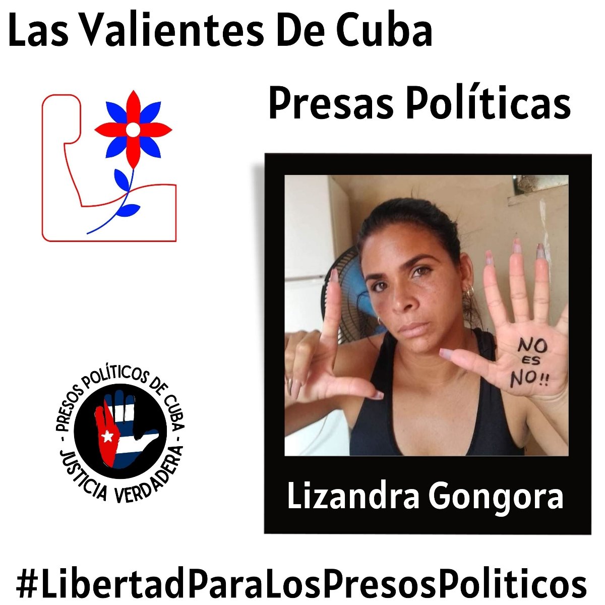 BettyFreeCuban's tweet photo. No olvidemos a Lizandra Góngora. Presa Política condenada a 14 años de prisión.

Sigue en celda de aislamiento y hace casi siete meses sin ver a sus hijos. 

Lizandra es un ejemplo de valentía y resistencia. No la dejemos sola. 

#HastaQueSeanLibres #Todos #PresosPolíticosDeCuba https://t.co/wpvhkp3r6o