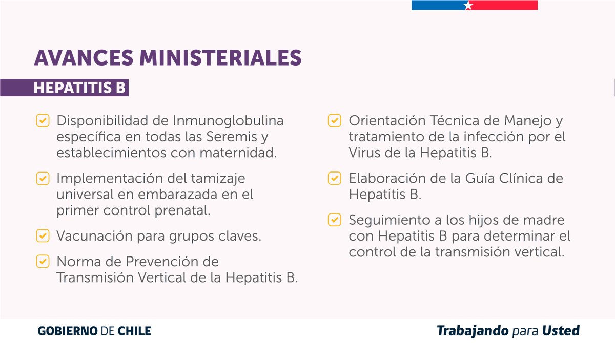 ministeriosalud's tweet photo. En el Día Mundial contra las Hepatitis, te recordamos que tanto la B como la C son parte de las Garantías Explícitas en Salud, la que considera prestaciones de atención de especialistas y terapias farmacológicas, garantizadas por ley. https://t.co/U9kuIxYM9W
