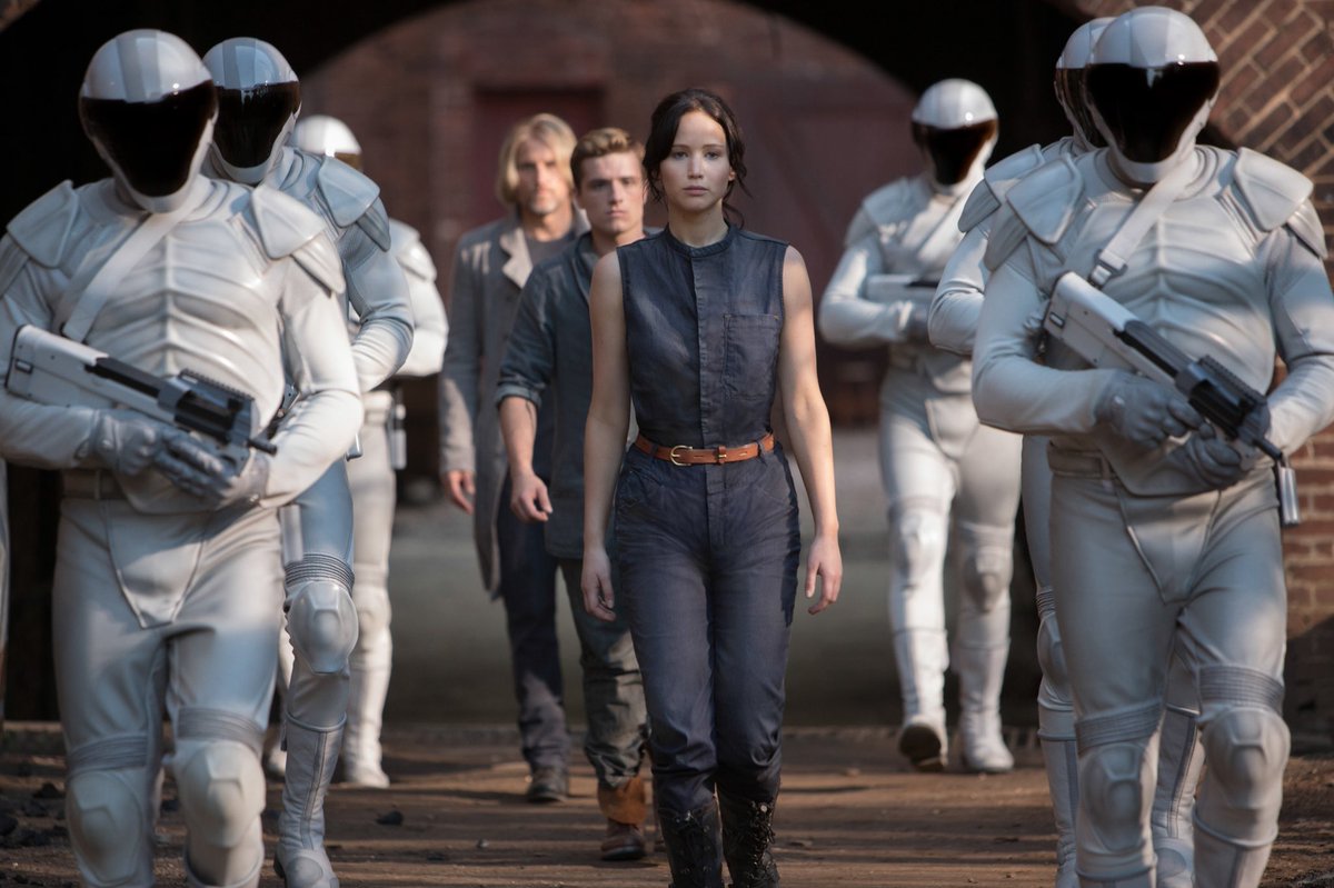 Lionsgate's tweet photo. Game changers. 

#TheHungerGames: all five films back in theaters September 3-7. https://t.co/XjC9pYkk9p