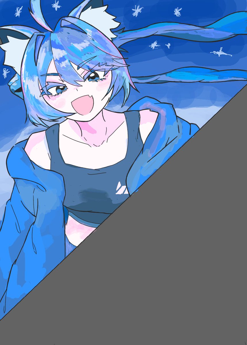 そんにゃーと 青そんにゃちゃん！！！もう半分はまた今度！