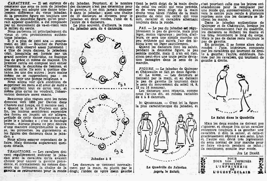 archiveenligne's tweet photo. Danse bretonne
Jabadao de Quimper et Châteaulin
Le Petit Breton 2 février 1936
Danse bretonne Jabadao de Quimper et Châteaulin Le Petit Breton 2 février 1936 - https://t.co/1RRNhd2gYr https://t.co/aadrPZFhmF