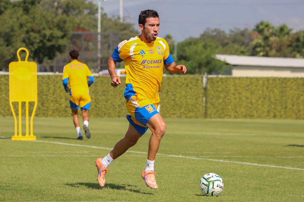 TigresOficial's tweet photo. 💥 En preparación de cara a nuestro partido del sábado en Querétaro. https://t.co/bEIzpNNfRL
