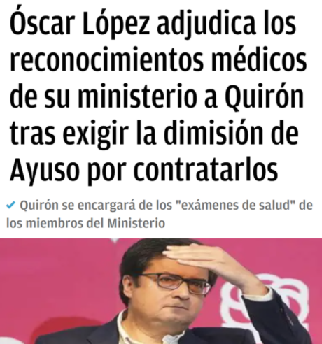 CCivicaCatalana's tweet photo. Si Oscar López quiere hacer daño a Ayuso, no debería presentarse a las elecciones. Si se presenta le va a dar la mayoría absoluta segura. https://t.co/Fb1jzq1DjF