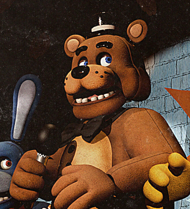 fazarchivegroup's tweet photo. Did you know there was a prototype version made of the original Freddy animatronic? Or at least a head! 

This photo (left) was taken sometime in 1992 or 1993 and was submitted to us by a local who worked there at the time. More info in the reply.

-🐸 https://t.co/J9fwcOLkrl