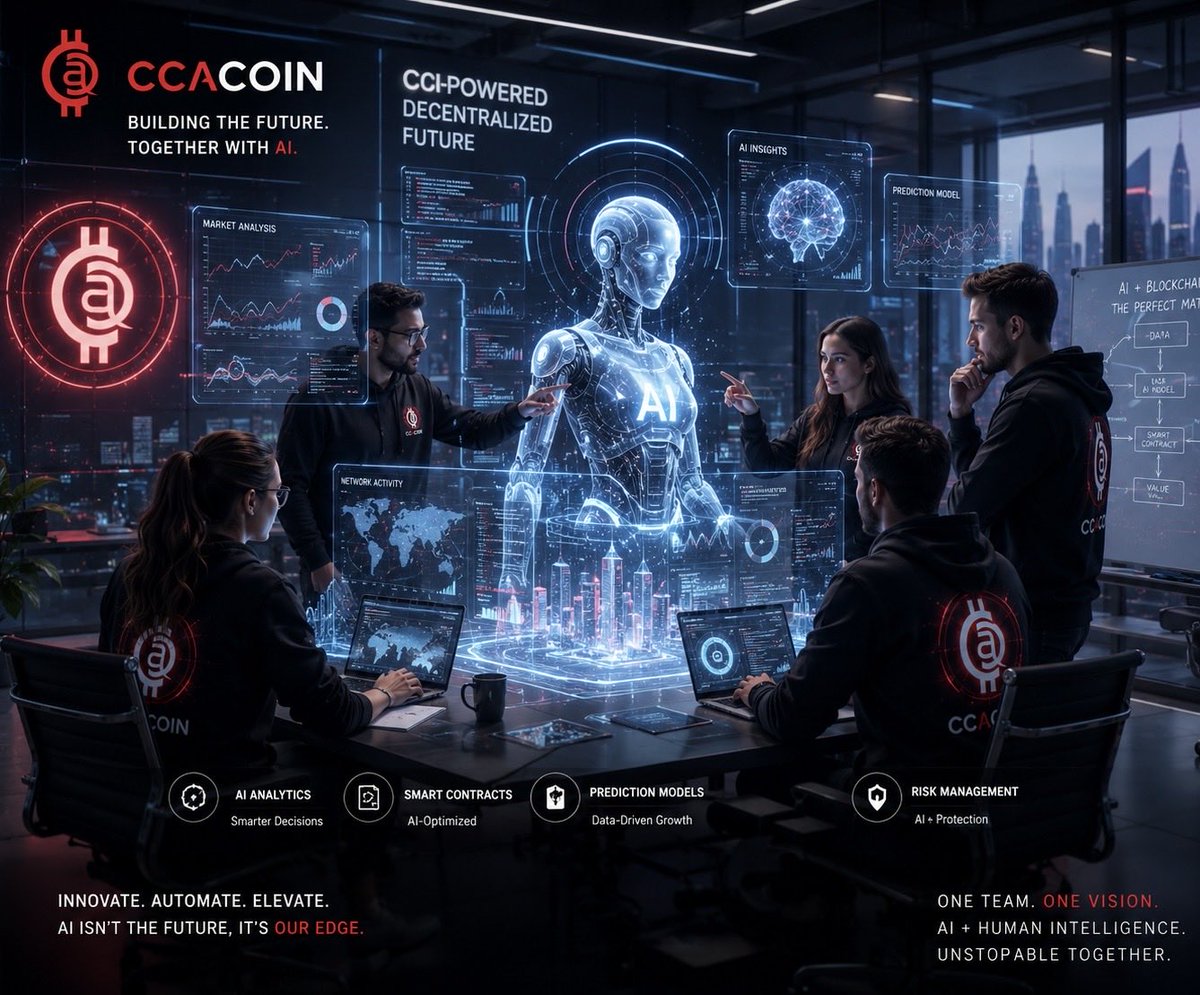 Ccacoin's tweet photo. just CCACOIN.

A new journey is taking shape. 🚀
Still in development. Not listed yet.
We’re building quietly, step by step. 🔥

Stay tuned — CCACOIN is just getting started.

#CCACOIN #Crypto #Blockchain #ComingSoon #can https://t.co/P9ShvCQPoi
