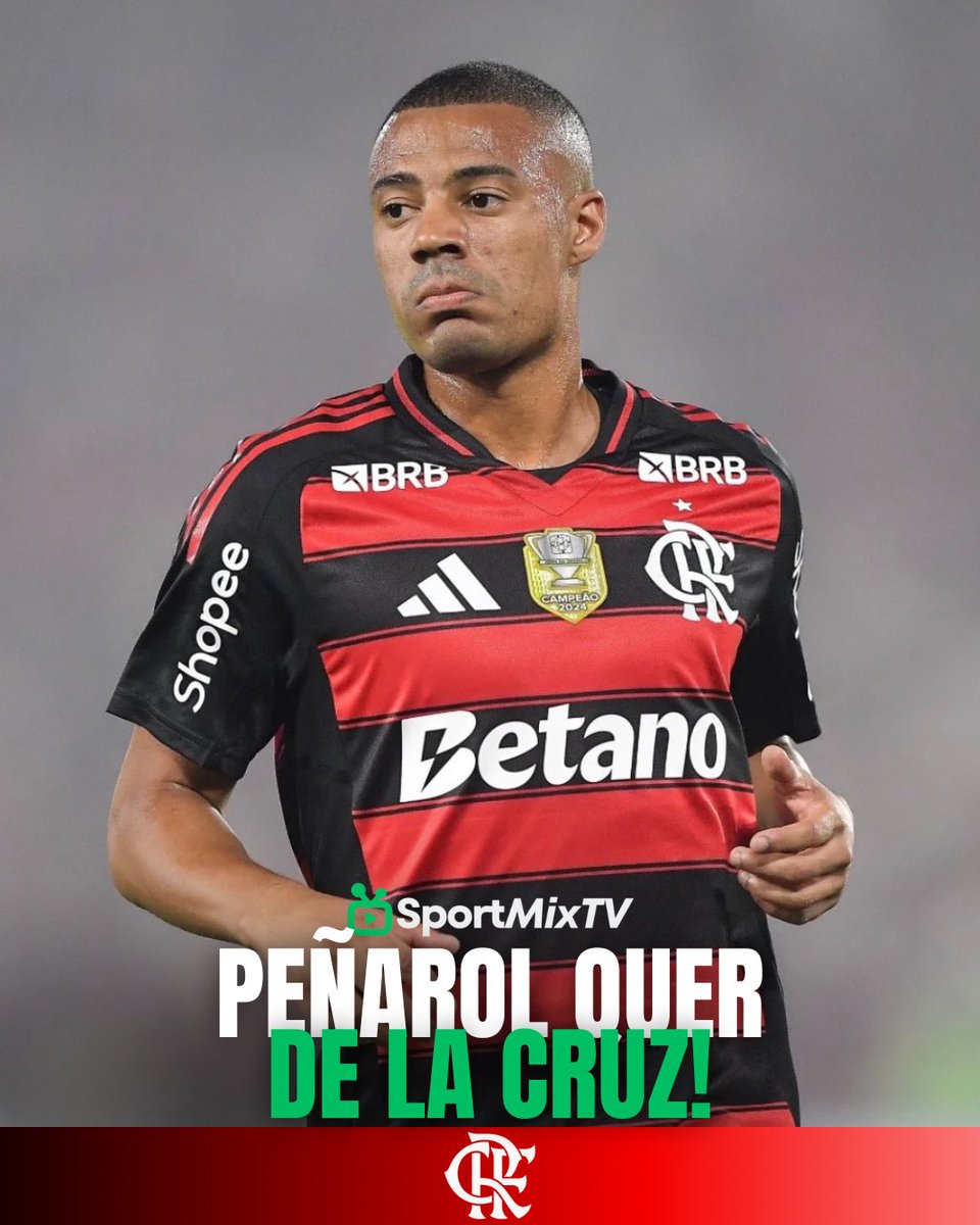 Sportmixtvbr's tweet photo. PEÑAROL QUER DE LA CRUZ! 🇺🇾🔴⚫

O Peñarol iniciou conversas para contratar Nicolás De La Cruz e, neste primeiro momento, busca um empréstimo de um ano para contar com o meia.

Segundo as informações, o clube uruguaio já recebeu o sinal verde do estafe do jogador para abrir negociações diretamente com o Flamengo.

E você, torcedor: liberaria De La Cruz para o Peñarol ou manteria o uruguaio no elenco? 👇🔥

✍🏼 @driziinhaferreira
🗞️ @raisasimplic
📸 reprodução