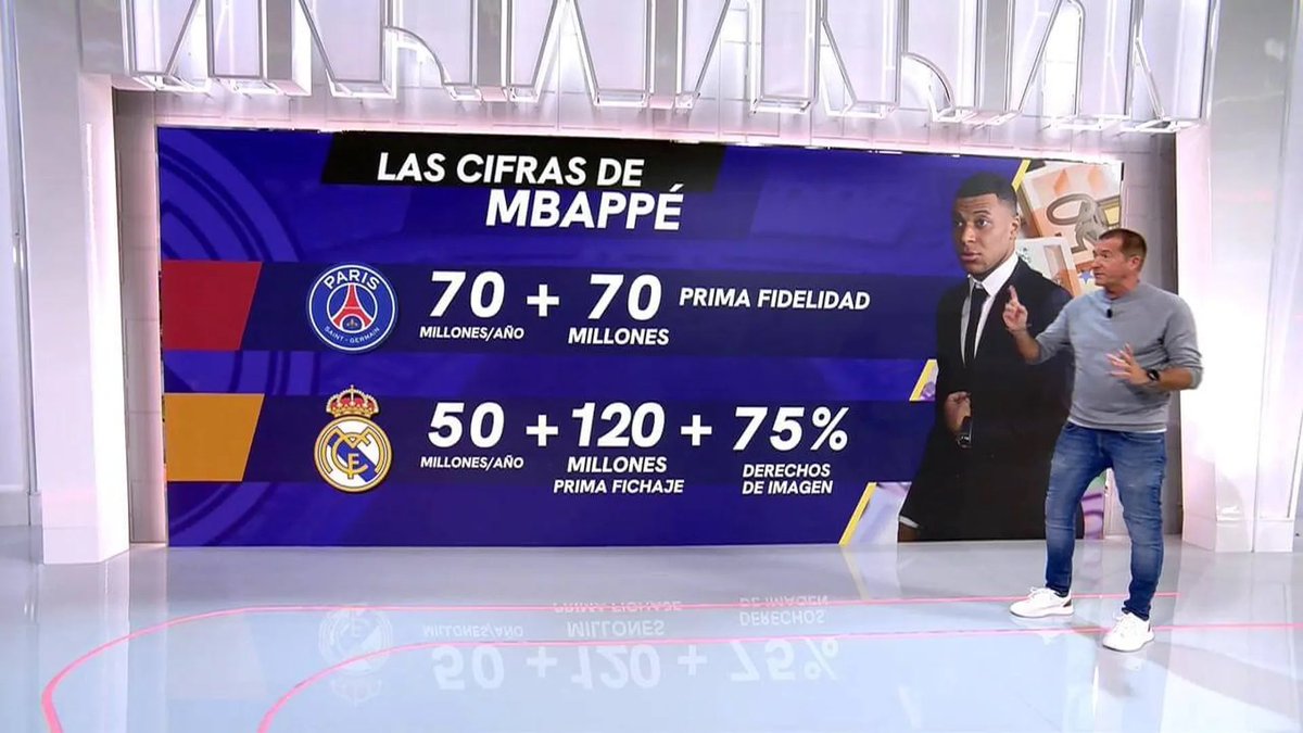 UCulemas's tweet photo. La “gloria” del @realmadrid son unos cuantos millones más que la “gloria” del @PSG_inside. https://t.co/p5CcMI5eOB