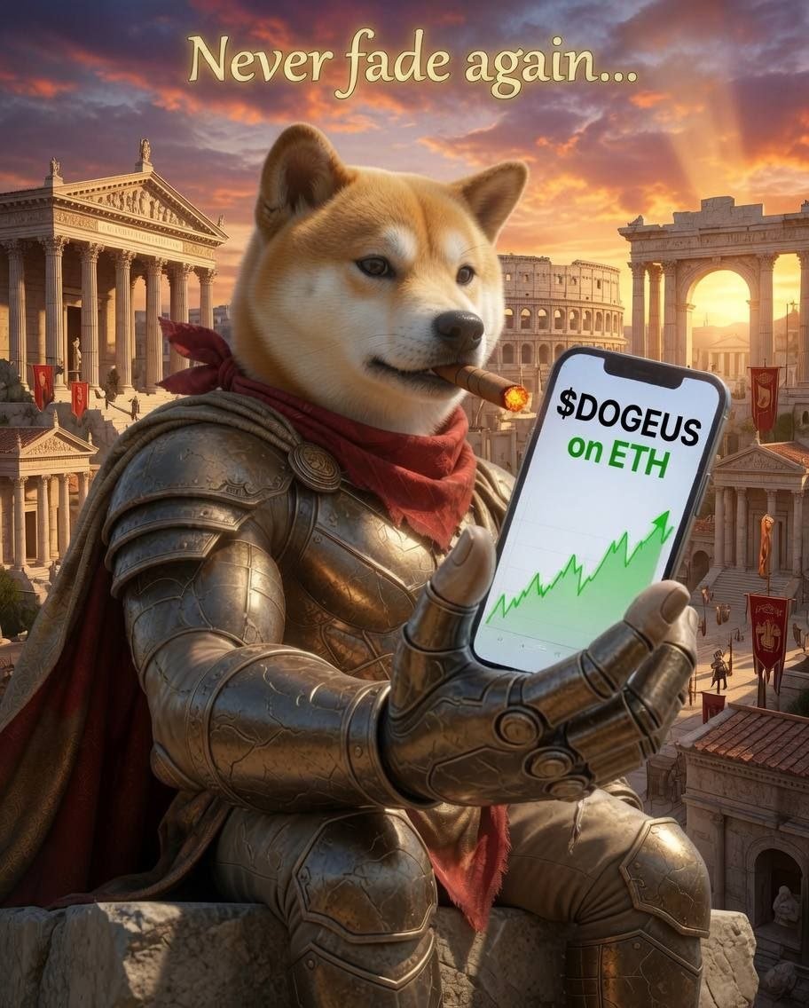 CTODOGEUS's tweet photo. CTO Dogeus Maximus-$DOGEUS 

TG:https://t.co/H7Cr6WdpHi

CA:
0x759F8B83db57033aed95545694F6AdA480b6e987 https://t.co/M9gjyyEQPY