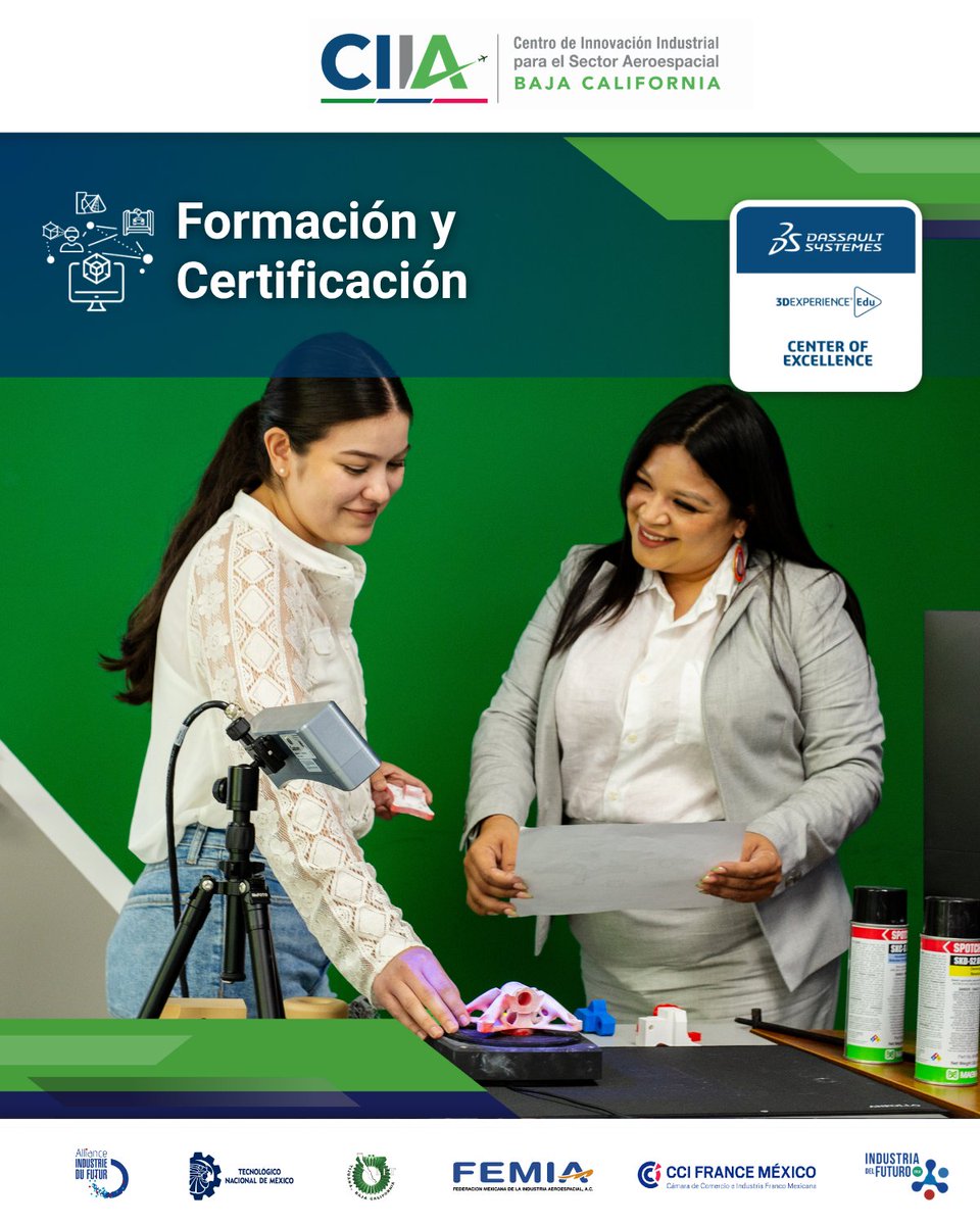 CIIA_BajaCa's tweet photo. Nos encargamos de formar al talento del futuro mediante aprendizaje basado en proyectos reales. Para saber más, link en la biografía.
#RedCIIMx #Innovación #Certificación https://t.co/A14zVqW5FI