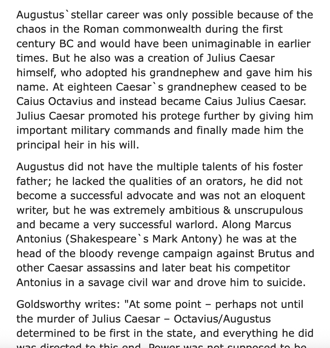 DrGem2015's tweet photo. #bookreview: Augustus - First Emperor Of Rome By Adrian Goldsworthy 

https://t.co/b0lngbbHfY

#biography #romanempire #history #augustus #nytimes #bloomberg #bbc #guardian https://t.co/Nw1aADQGmJ