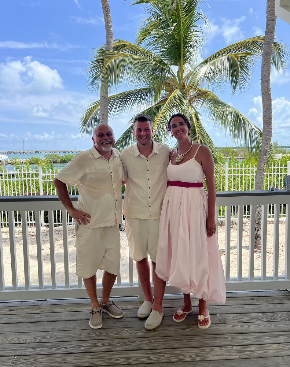 TheJustinFabus's tweet photo. Congratulations to the new Mr. &amp; Mrs. Miguel Garcia! Honored to have shared in this special day with the both of you. Cheers to forever! 💍🥂 https://t.co/qn1TCPktNY