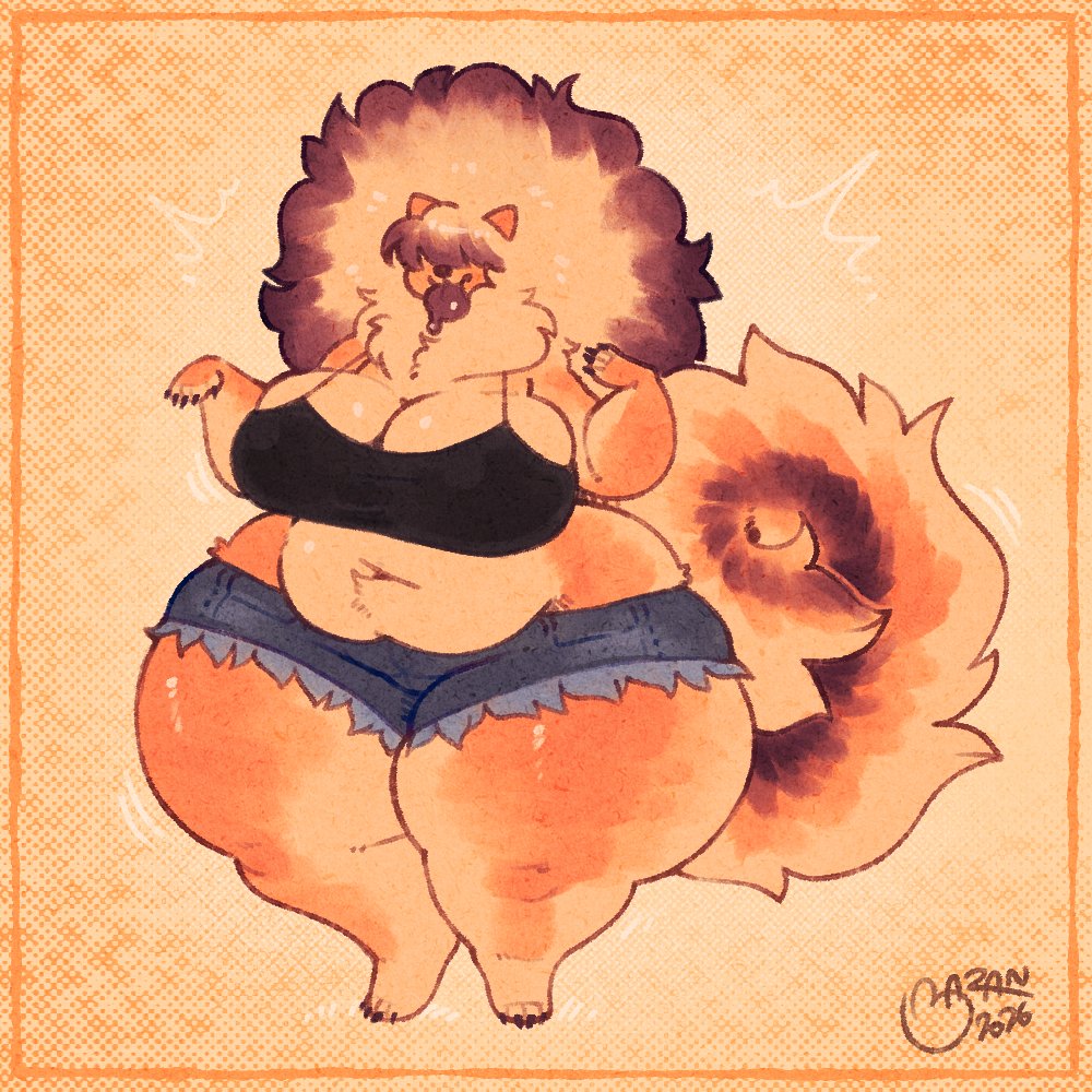 baranarts's tweet photo. big dog lady (smol comm) https://t.co/PxkkUvI3Ya