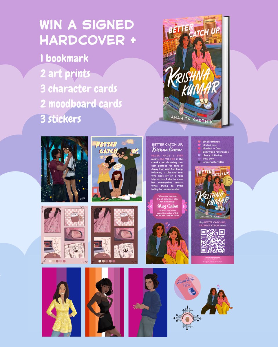 ana_scribe's tweet photo. My debut has been out for 6 months 🥹💕 Time truly flies, my goodness! To celebrate, I’m conducting a giveaway over on Instagram where you get the chance to win a signed hardcover copy of BETTER CATCH UP, KRISHNA KUMAR + 11 themed goodies 🫶🏻 Enter now!

https://t.co/td8fDOaIL8 https://t.co/gTn5sPeUdN