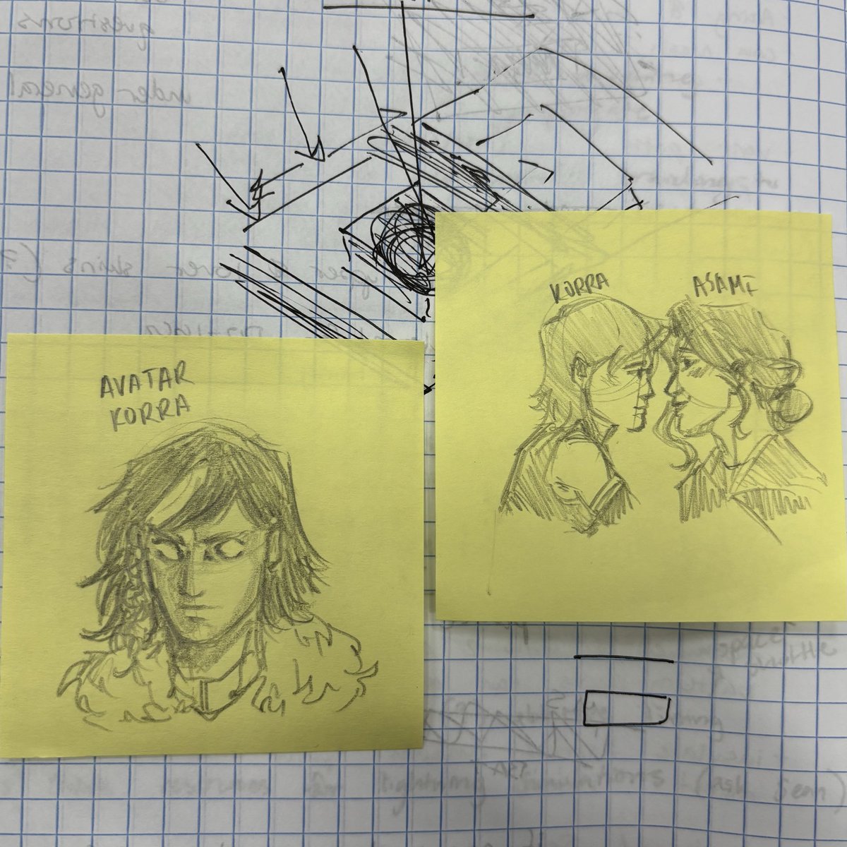 astrozorel's tweet photo. Since people seem to like my work doodles here’s more #korra #korrasami https://t.co/OsSMyFPu98