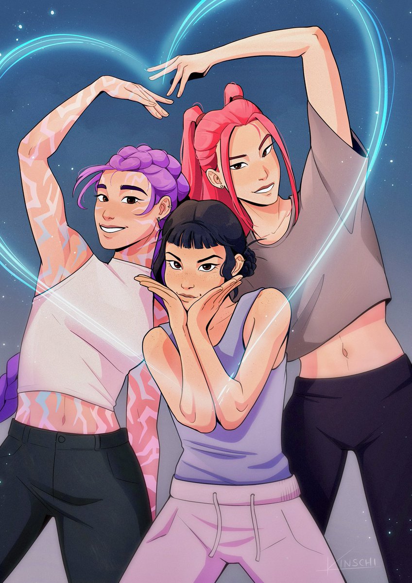 Kinschi_draws's tweet photo. Pose 💖
#KpopDemonHunters https://t.co/p5Btf5sEEJ