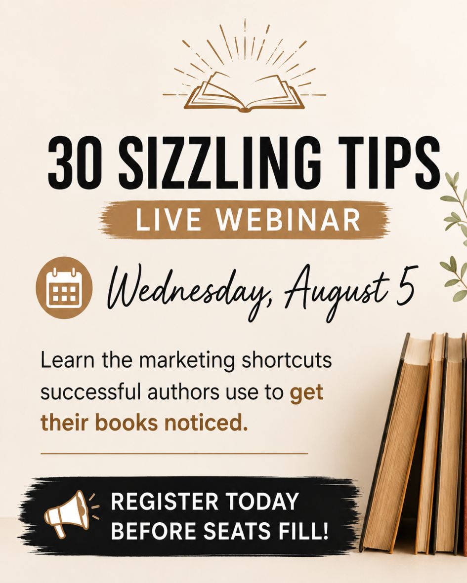 mybookshepherd's tweet photo. Essentials for authors and books-get kick-butt tips using an Amazon webinar on AUGUST 5 — 30+ tips via @AuthorSecrets @MyBookShepherd @EnigmaSeries @AuthorSecrets
 
https://t.co/xtu60UkBPW
#selfpublishing #bookmarketing #authors #cruising
#pubtips #writingcommunity https://t.co/zxat0bk9gS