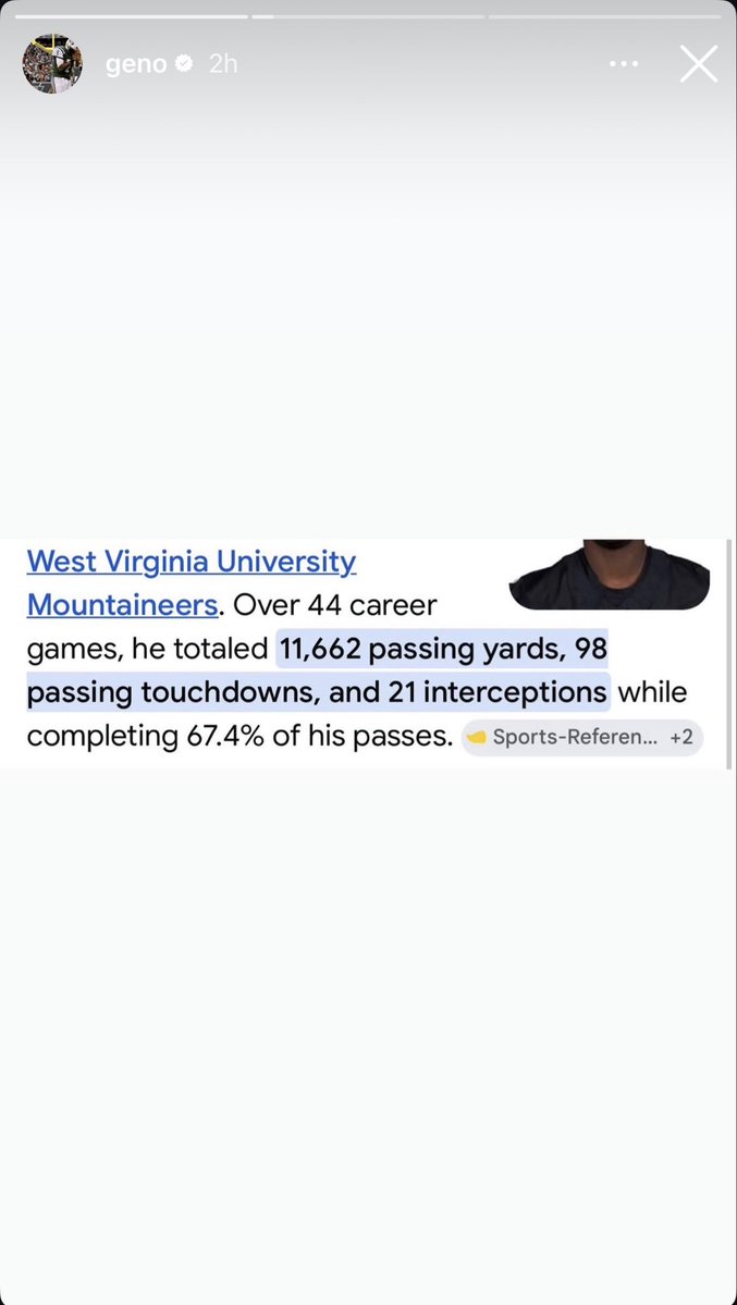tsanss54's tweet photo. Geno Smith via Instagram: https://t.co/8beWyx36AG