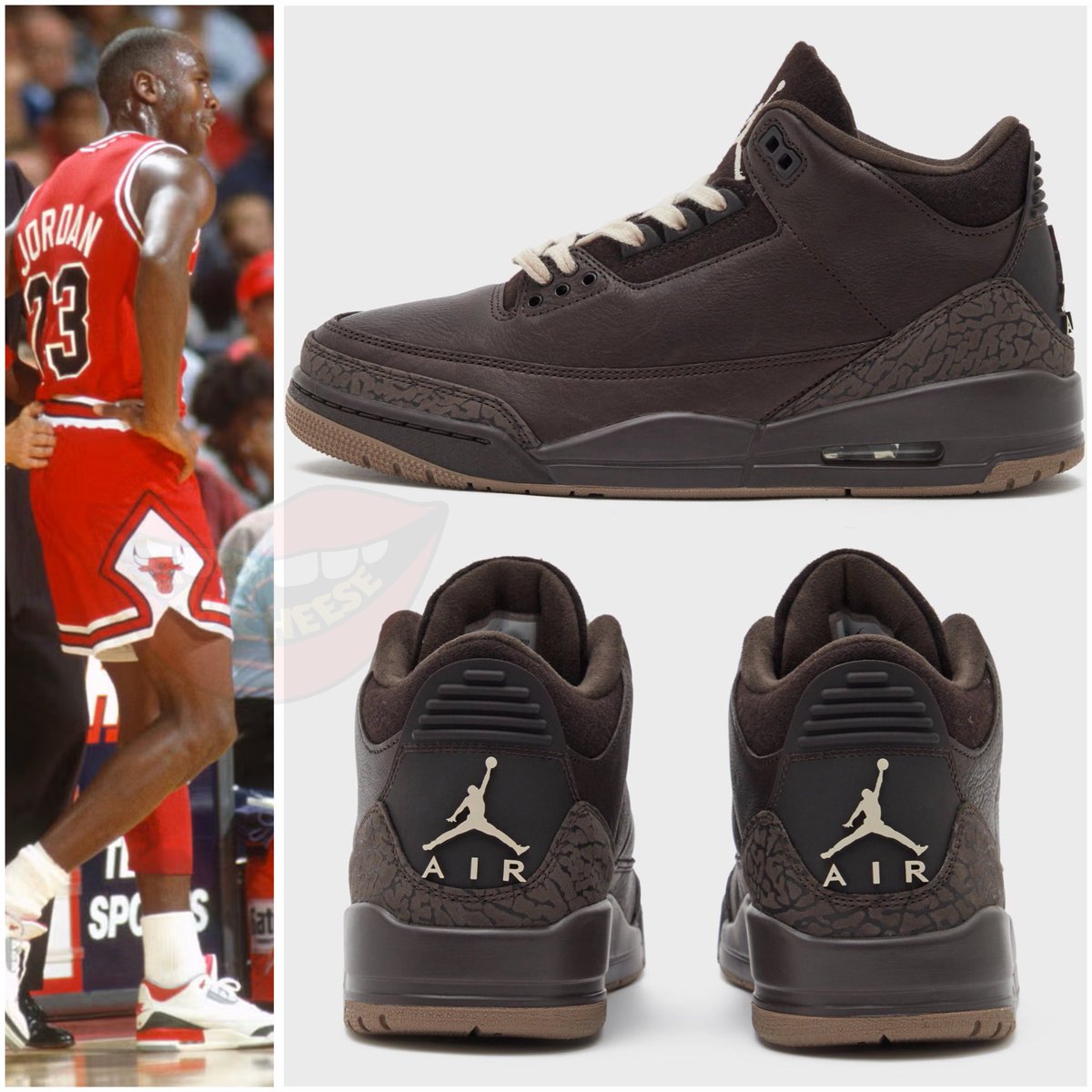 SaycheeseDGTL's tweet photo. Air Jordan 3 "Fireside" release October 3rd for $205

Only in women sizes 👀 https://t.co/5SdsTDzRUZ