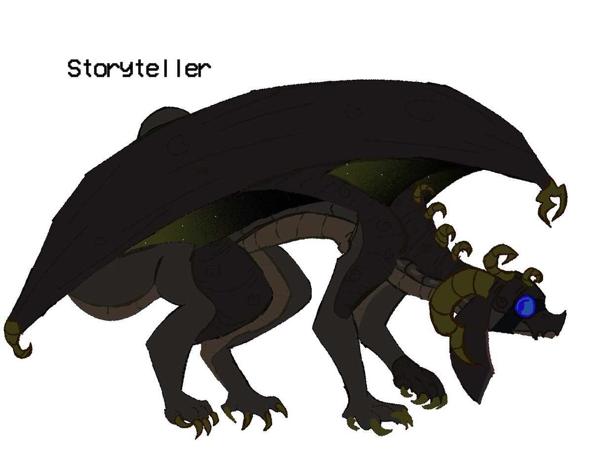 depths_dragon's tweet photo. OOC Art // Nightlight’s half-brother’s father, Storyteller … he ugly
#wingsoffire #wingsoffireoc https://t.co/Kw1yMNNcVa
