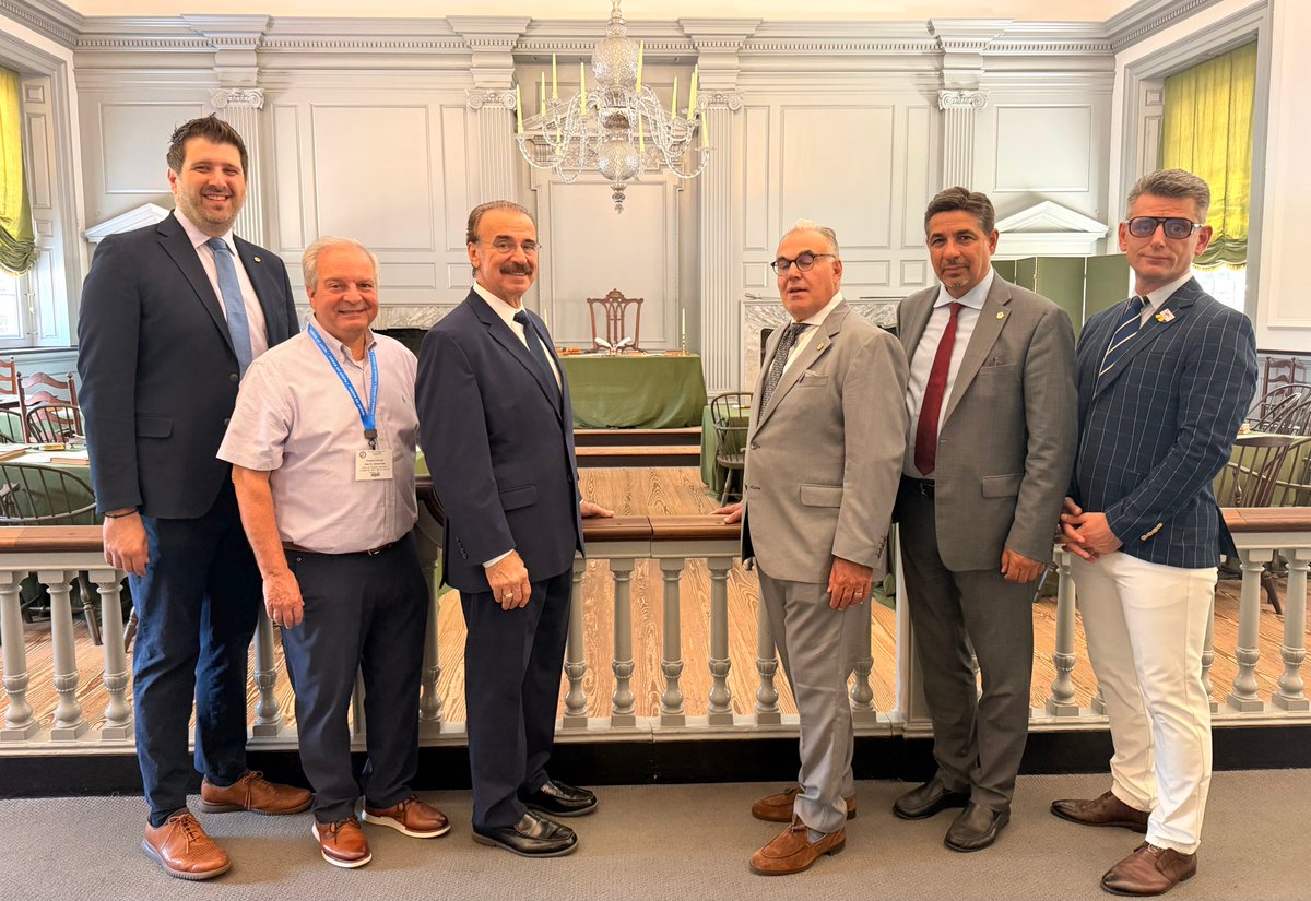 OrderOfAHEPA's tweet photo. Last night the AHEPA delegates saw a terrific national televised baseball game between the Phillies and the Yankees. The Convention also started with a unique diplomatic tour of Independence Hall this morning.

View the full release here: https://t.co/gUgo5IjbVh https://t.co/DXrwHmV6Or