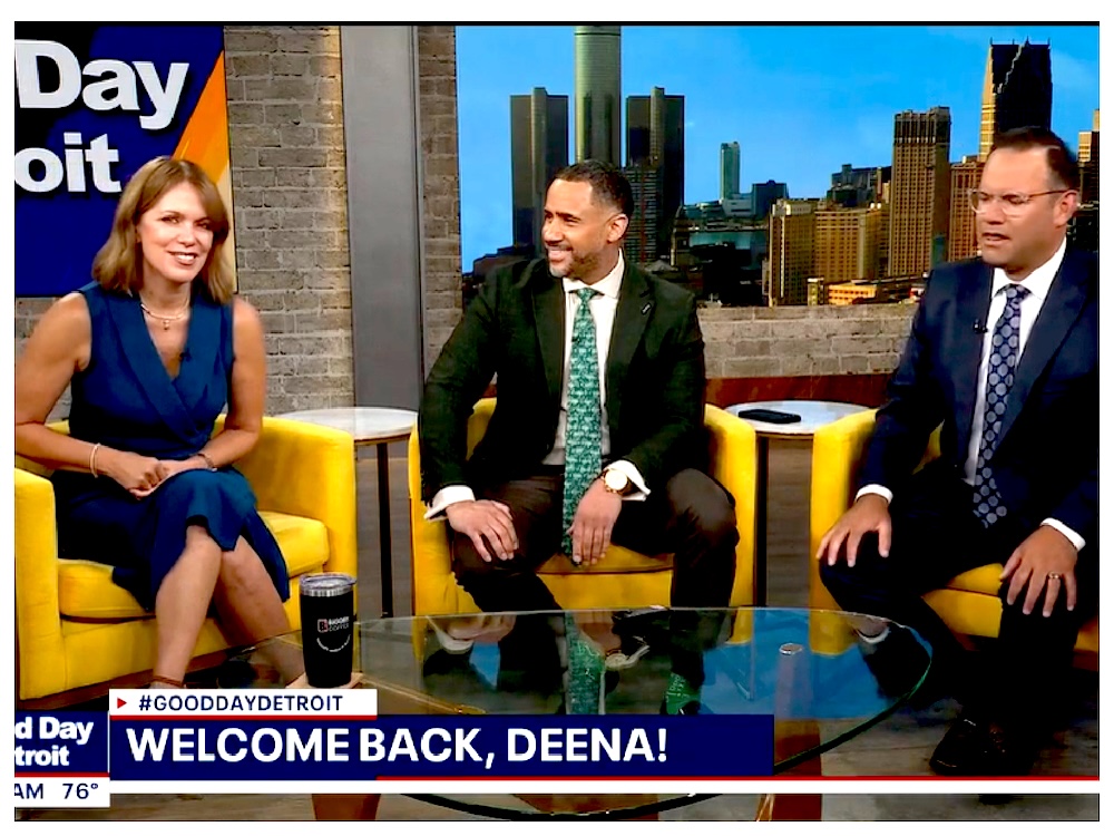 DeadlineDetroit's tweet photo. Deadline Detroit | After 2 Months, Deena Centofanti of Fox 2 Returns to Work After Caring For Her Husband Who Had a Stroke https://t.co/1BbtpEdXxC https://t.co/XzoH1yoOSH