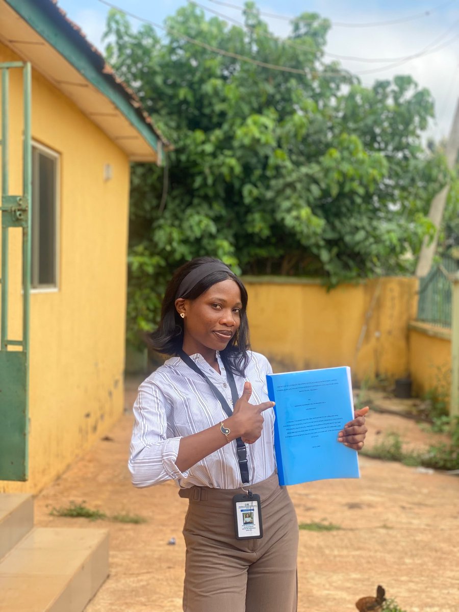 AyomideS1111's tweet photo. Successfully defended my undergraduate research project. 🎓

Impact of AI Literacy Training on Plagiarism Reduction Among Undergraduate Students in Federal University Oye-Ekiti (FUOYE), Ekiti State, Nigeria.

Grateful for the journey. On to the next chapter. 🙏🏽✨

#Fuoye #PD https://t.co/wjM9QEX0ux