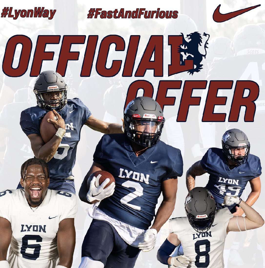 JonahCarroll_20's tweet photo. After a great conversation with @LyonHBC and @coach_atownsend , I am extremely blessed to receive my first offer from Lyon College! #AGTG 

@AL_Recruiting @HallTechSports1 @AL6AFootball @PrepRedzoneAL @aldotcomPreps @MJBlueDevils @MJFOOTBALL1920 @kyle_elsberry @Kbomb48 @David_Cochran_3