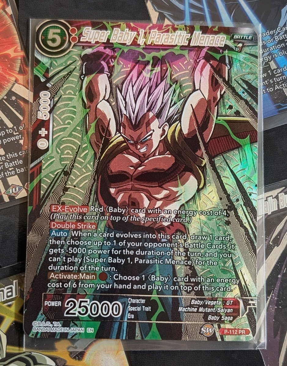 Dbzcollection's tweet photo. Collector's Sélection Volume 1 
#Baby #GokuBlack #Vegeto #Broly 
#Dragonballz #Dbz
#DragonballSuper Card Game https://t.co/JusapmYntA