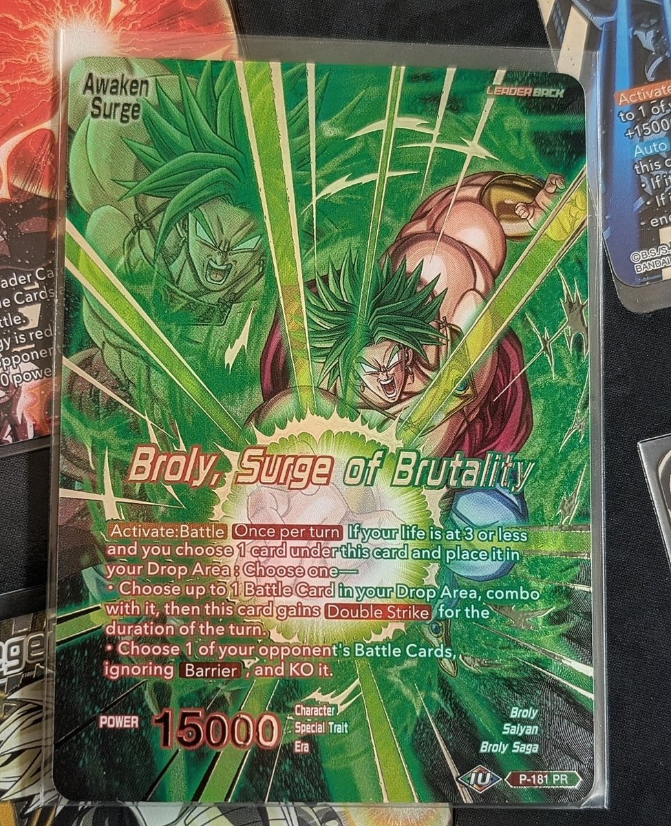 Dbzcollection's tweet photo. Collector's Sélection Volume 1 
#Baby #GokuBlack #Vegeto #Broly 
#Dragonballz #Dbz
#DragonballSuper Card Game https://t.co/JusapmYntA
