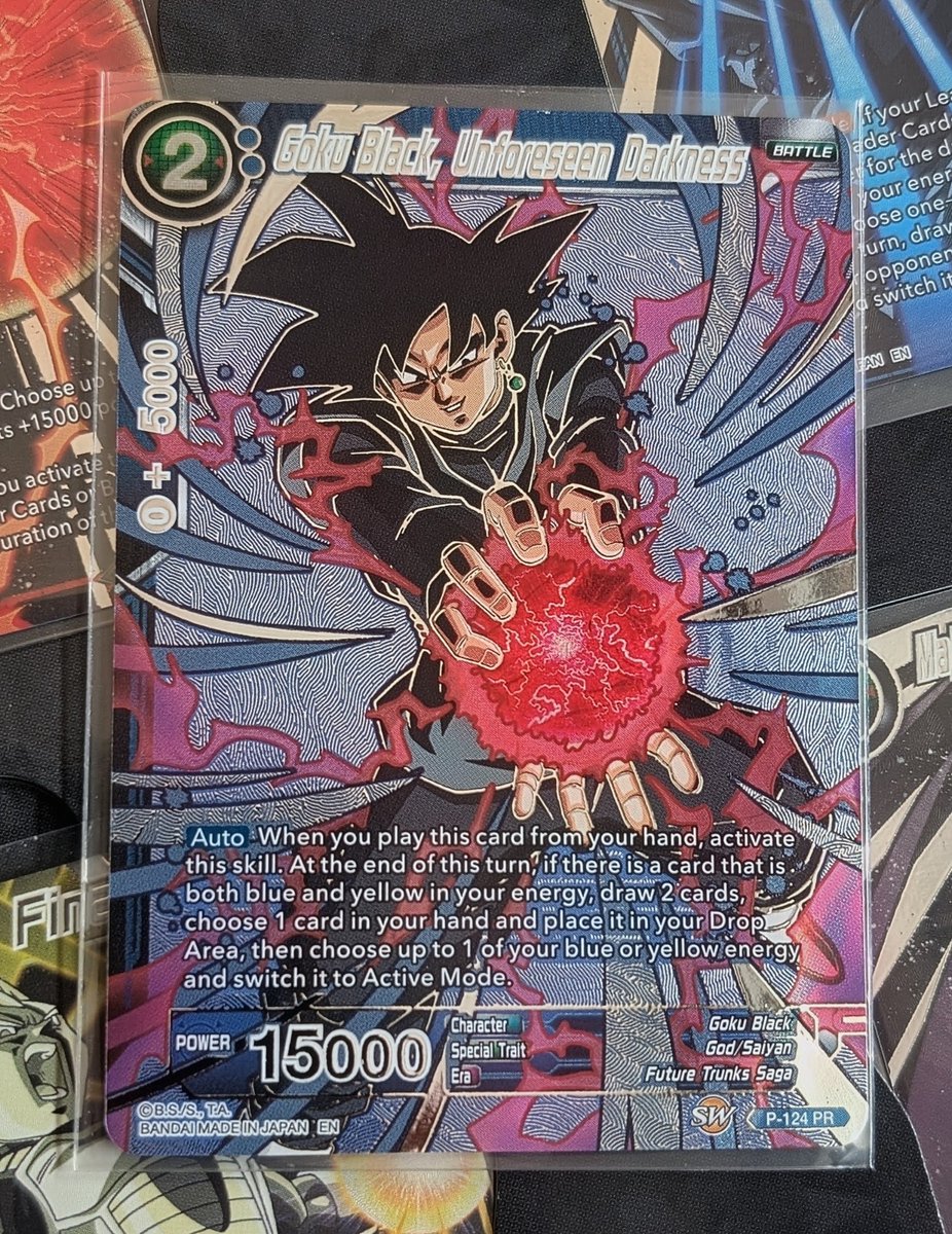 Dbzcollection's tweet photo. Collector's Sélection Volume 1 
#Baby #GokuBlack #Vegeto #Broly 
#Dragonballz #Dbz
#DragonballSuper Card Game https://t.co/JusapmYntA