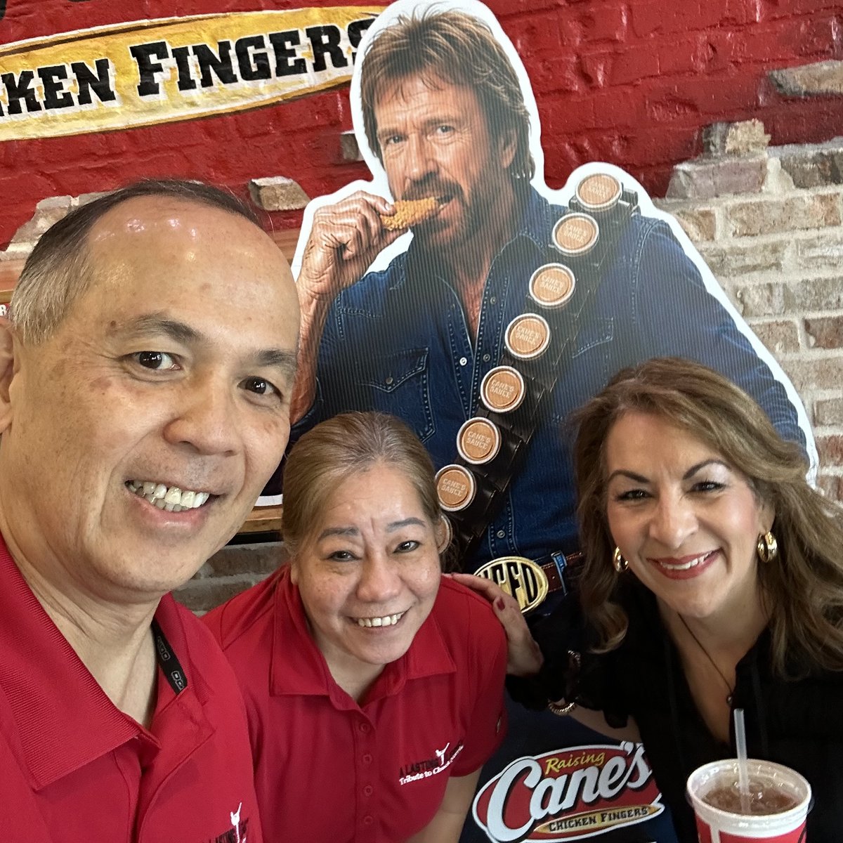 KICKSTART_KIDS's tweet photo. National Chicken Finger Day is HERE! 🥋 Celebrate with Raising Cane's today—every Box Combo purchased donates $1 to Kickstart Kids, helping us reach our $1 million goal for the Kickstart Kids Endowment. ❤️
#ChuckYeah #ChuckNorrisApproved #CharacterThroughKarate #KickstartKids https://t.co/sKmSEKEr66